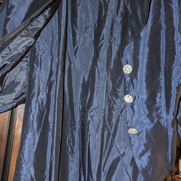 JS Collections size 10 navy skirt suit vintage. - Picture 7 of 16